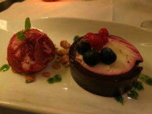 レストランPeper & Zoutのデザート