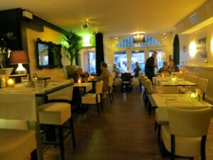 レストランPeper & Zoutの店内