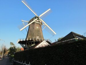 De Jonge Dikkert(風車のレストラン)の外観