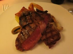 レストランPeper & Zoutの肉料理