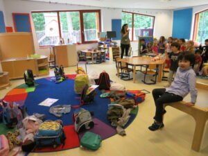 International School of Amsterdam(ISA)の学校内の様子