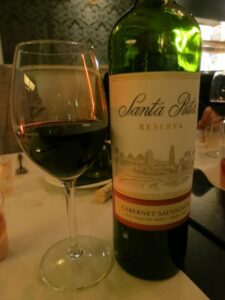 レストランPeper & Zoutの赤ワイン