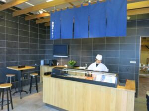 オランダの水産加工会社、北海水産店内