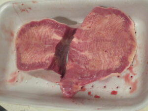 牛タン根元の部分、特上の部分１