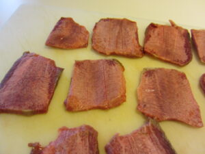 牛タンスライスした状態