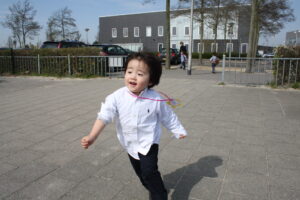 チューリップ学園の校庭