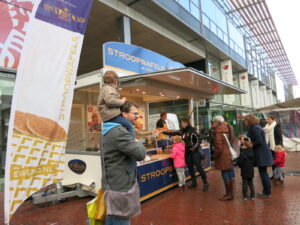 アムステルフェーン金曜マーケットのワッフル屋