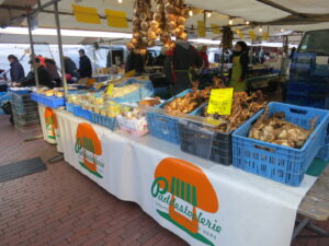 アムステルフェーン金曜マーケットのきのこ屋