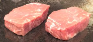 アムステルフェーン金曜マーケットの厚切り肉