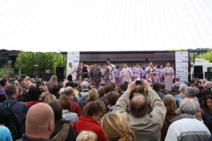 アムステルフェーンに来た佐渡ケ嶽部屋の力士たち