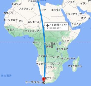 アフリカの地図