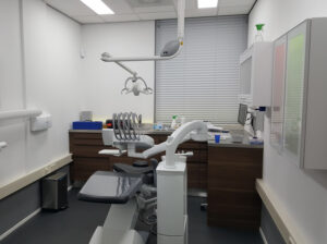 オランダの一般的な歯科医院の個室