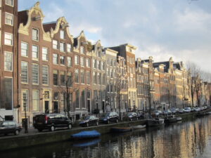 アムステルダムの家並み