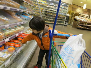 アムステルフェーンのスーパーの様子