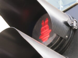 ユトレヒトにあるミッフィー型歩道信号