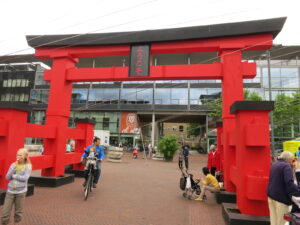 アムステルフェーンで行われたJapan Dayのために作られた鳥居