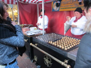 アムステルフェーンで行われたJapan Dayの屋台、たこ焼き
