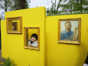 ゴッホのひまわりのコーナー